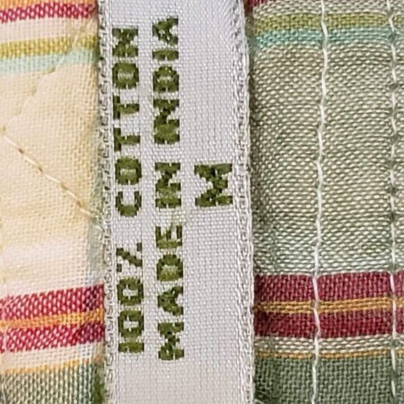 Orvis Shirt Men’s Patchwork SS Button Down Size M Medium Cotton Madras Plaid - Picture 7 of 9